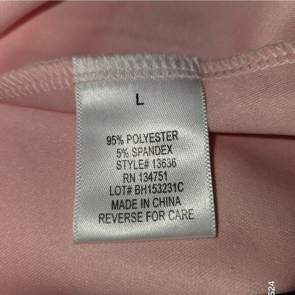 Elegant Pink Spaghetti Strap Dress Large - Picture 7 of 13